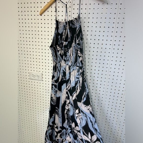 Free People Heat Wave Foliage-Print Smocked Maxi Dress - Picture 3 of 6